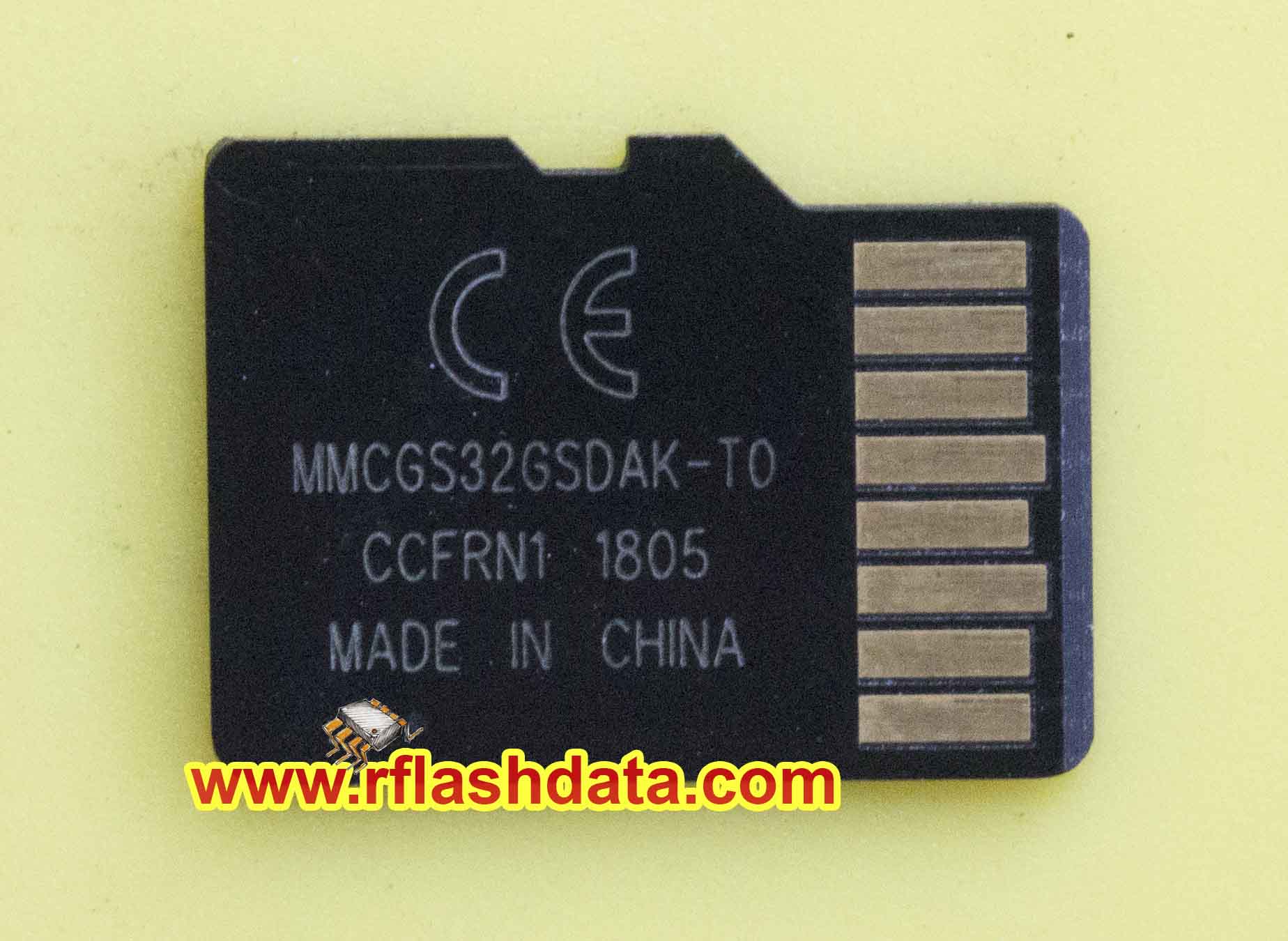 MMCGS32GSDAK-TO CCFRN1 1805 microSD recovery-MMCGS32GSDAK-TO CCFRN1 1805 microSD recovery