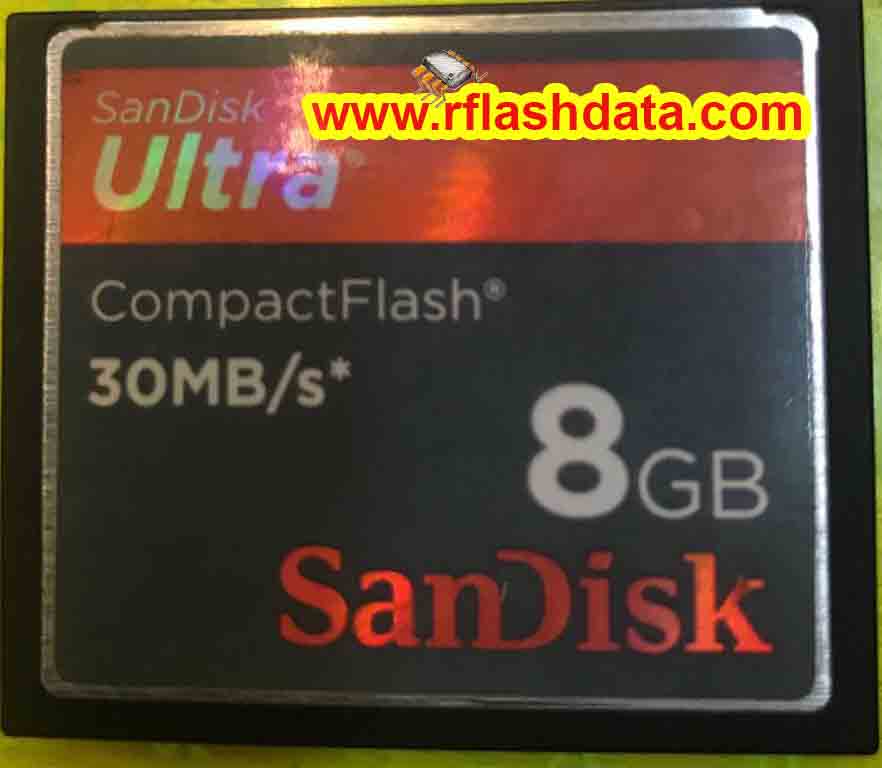 sandisk 8GB CF recovery-sandisk闪迪CF内存卡数据恢复 单反相机提示存储卡未格式化，用此相机格式化内存卡CF