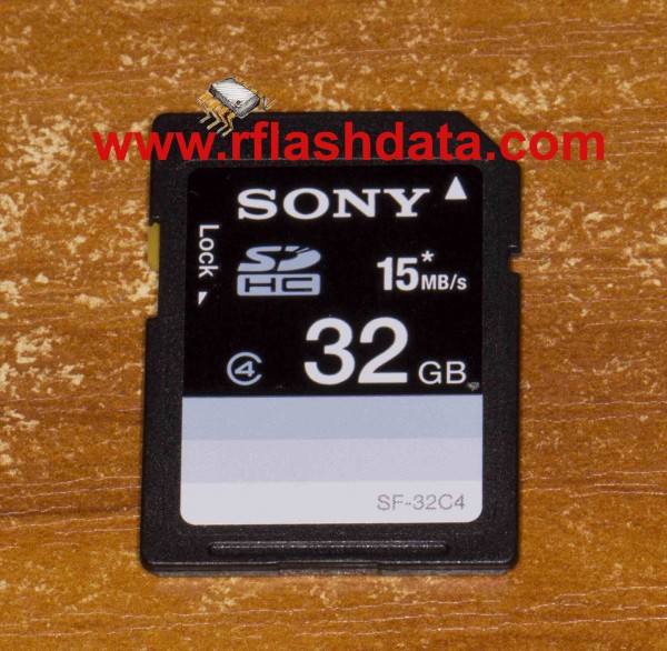 SONY SD data recovery