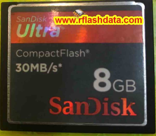 sandisk 8GB CF recovery-sandisk闪迪CF内存卡数据恢复 单反相机提示存储卡未格式化，用些相机格式化内存卡CF